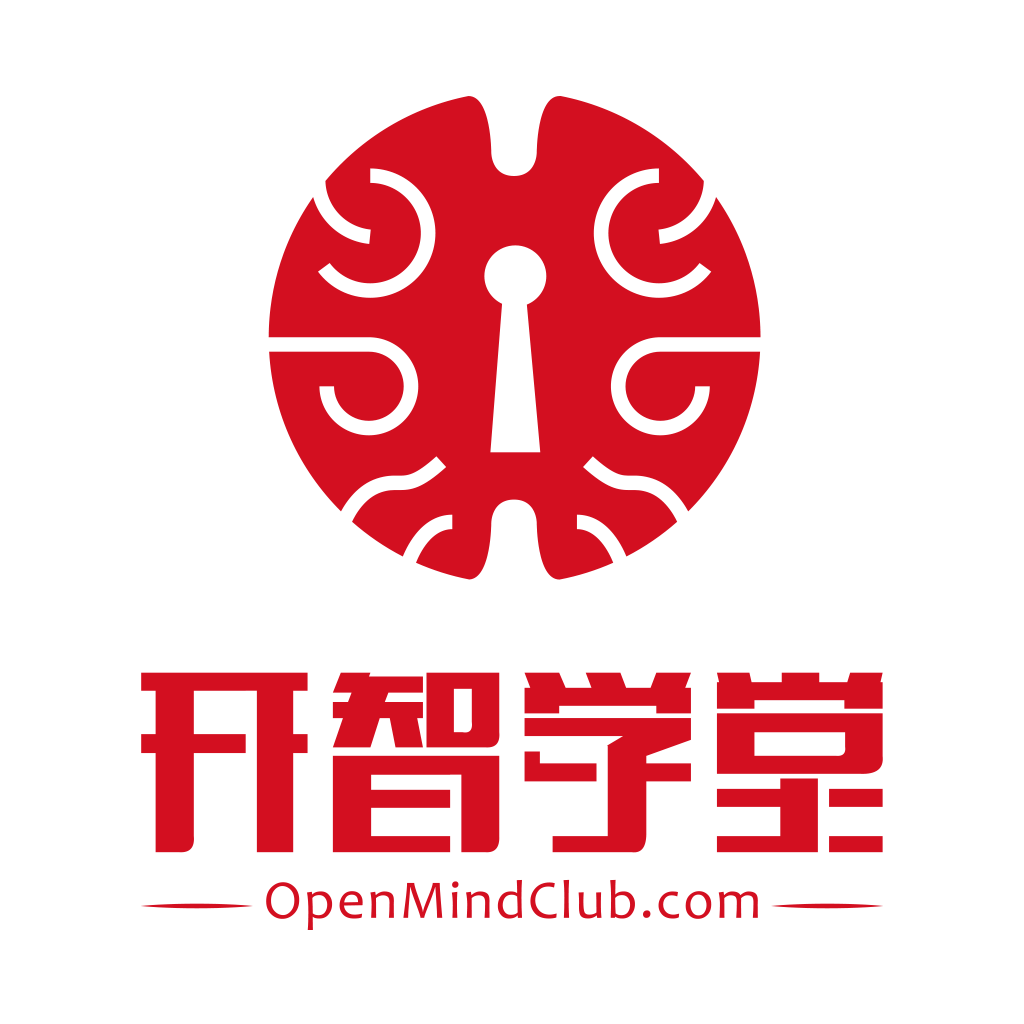 开智logo 竖版 - 白底